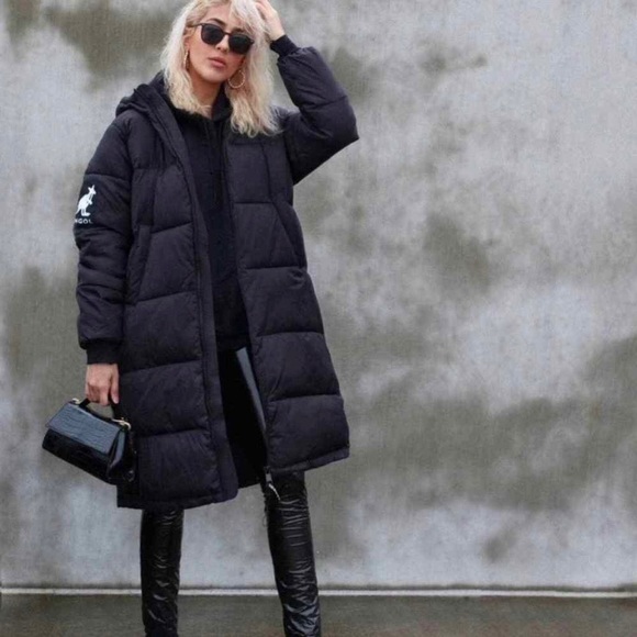 kangol puffer coat